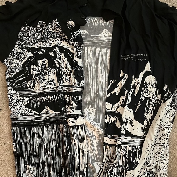 Zara Black Button Up - Picture 3 of 3